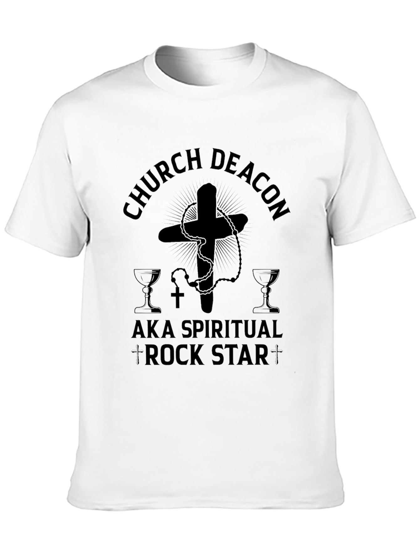 Church Deacon Spiritual Rock Star T-Shirt