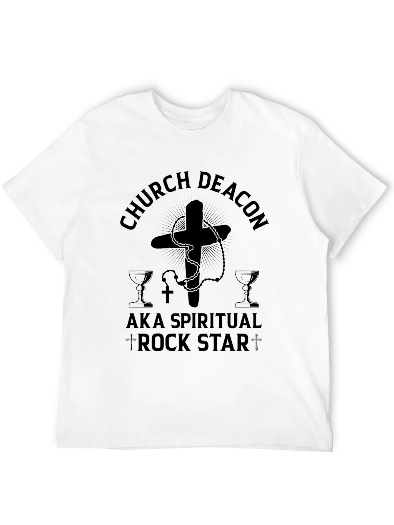 Church Deacon Spiritual Rock Star T-Shirt