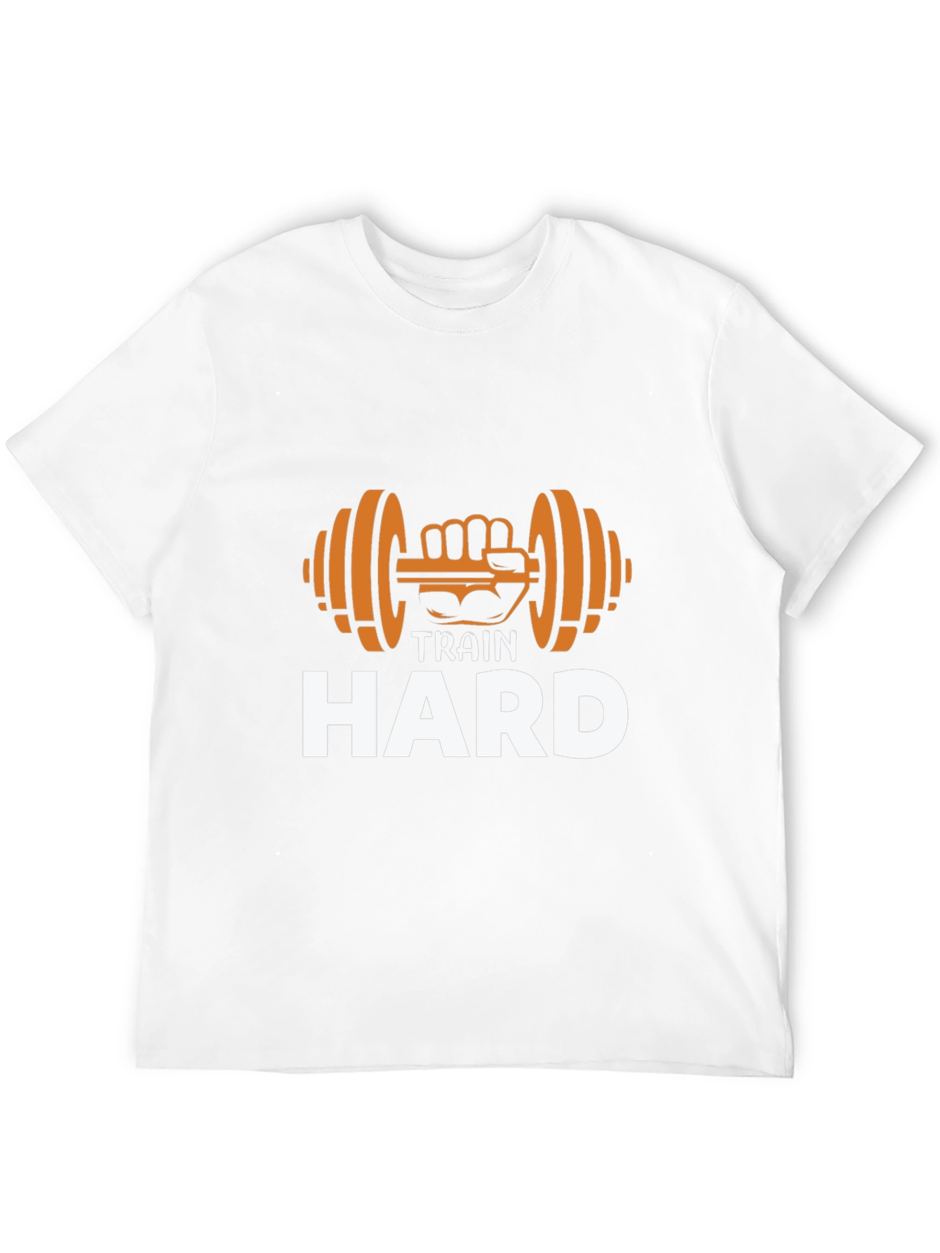 Train Hard Graphic Tee - Gym Motivation Shirt