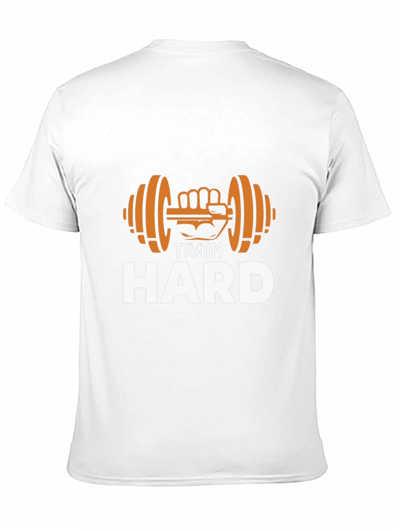 Train Hard Graphic Tee - Gym Motivation Shirt
