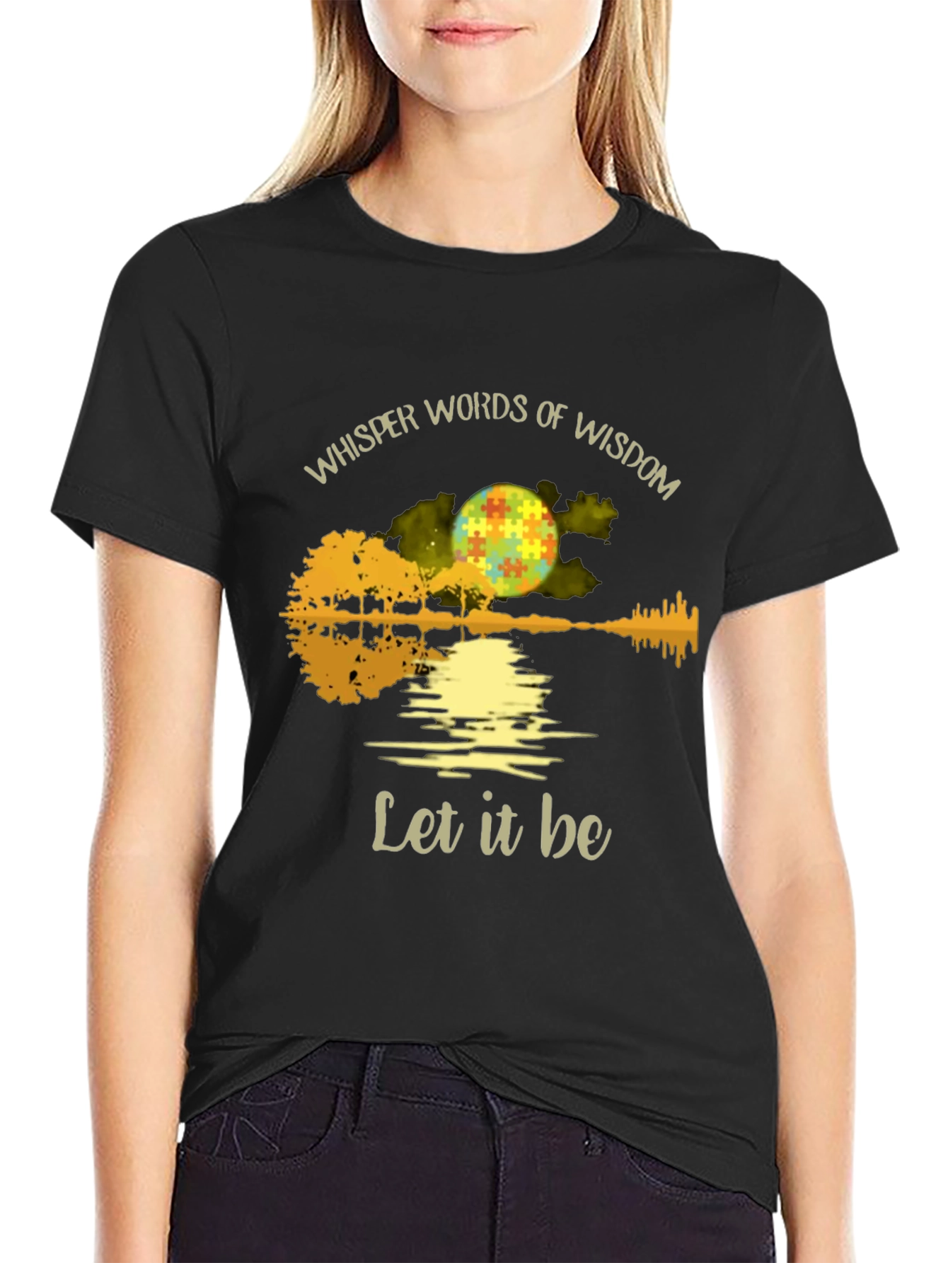 Whisper Wisdom Let it Be Graphic Tee