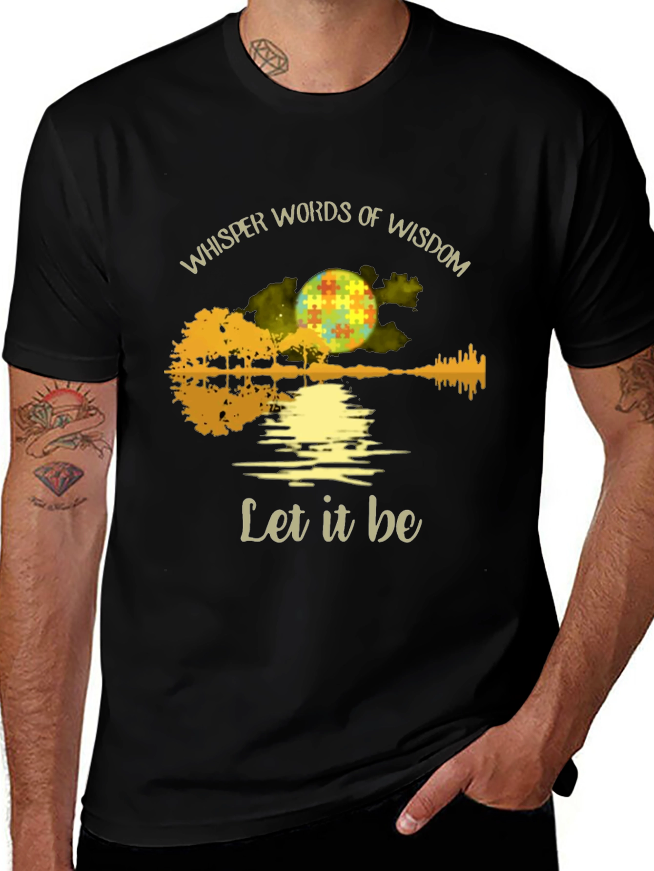 Whisper Wisdom Let it Be Graphic Tee