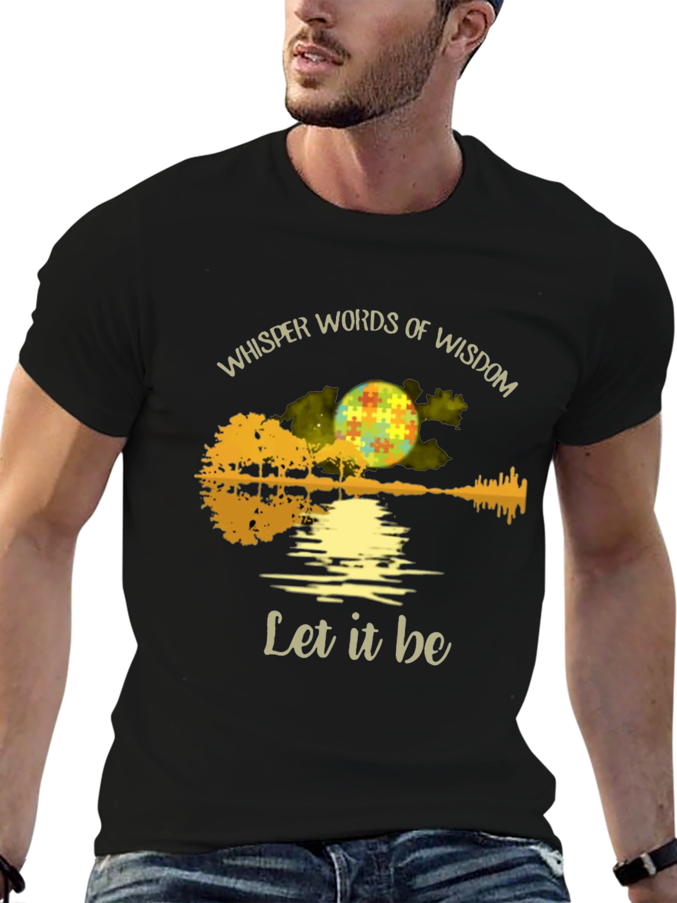 Whisper Wisdom Let it Be Graphic Tee
