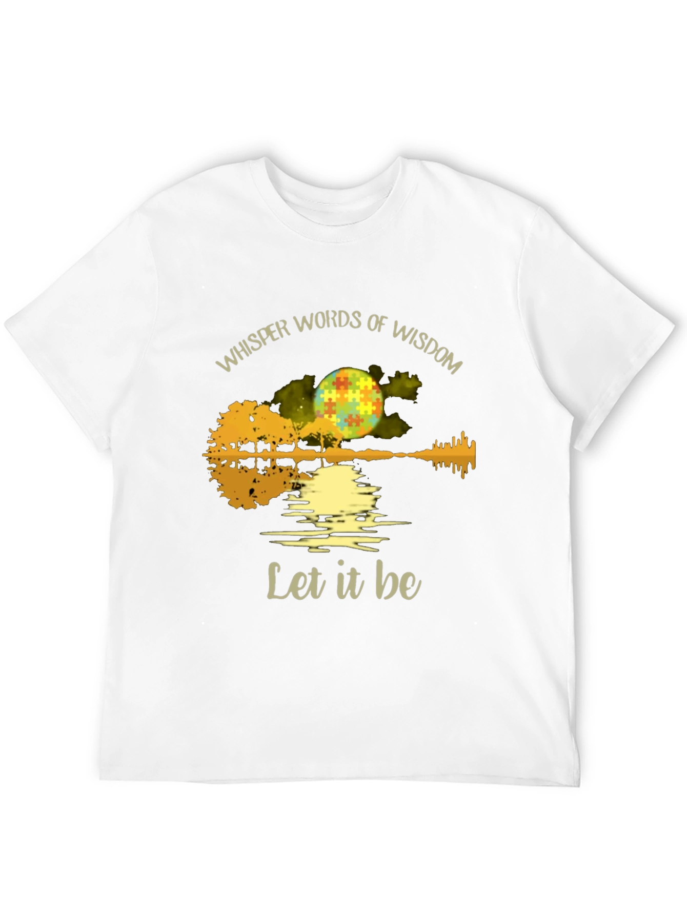 Whisper Wisdom Let it Be Graphic Tee