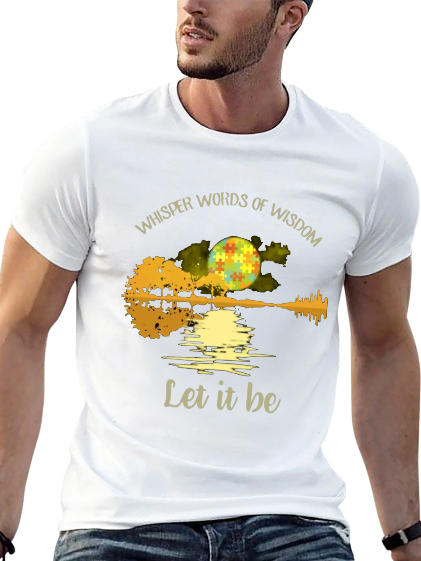 Whisper Wisdom Let it Be Graphic Tee