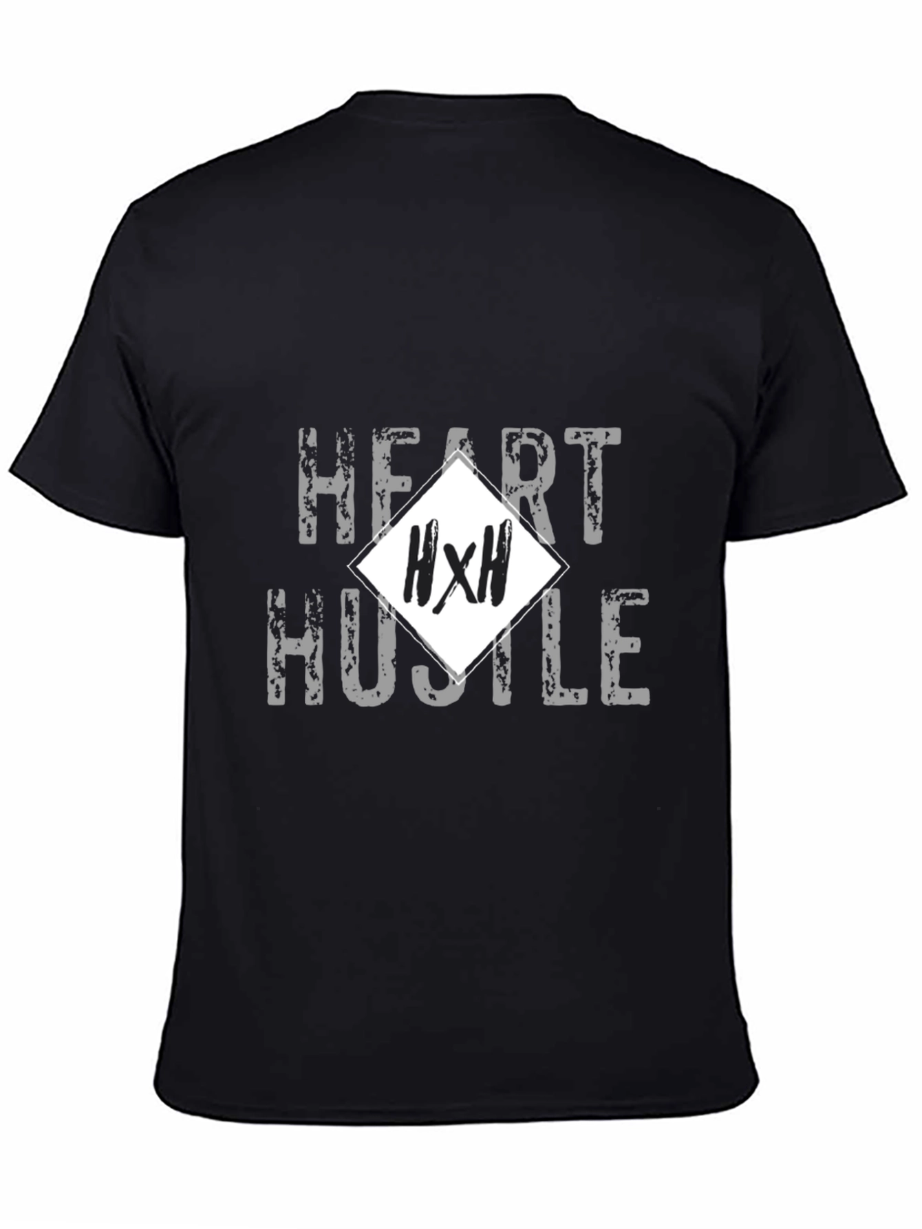 Heart Hustle T-Shirt - Black Graphic Tee