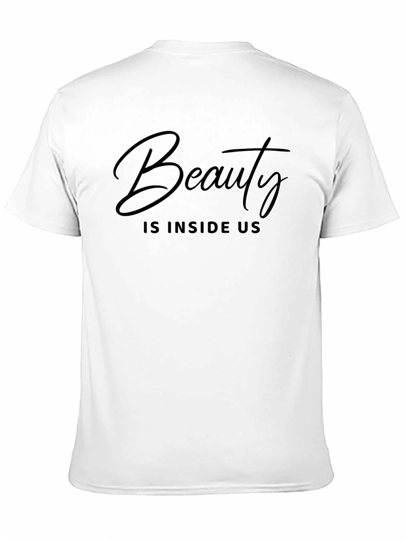 Beauty Inside Us Black T-Shirt