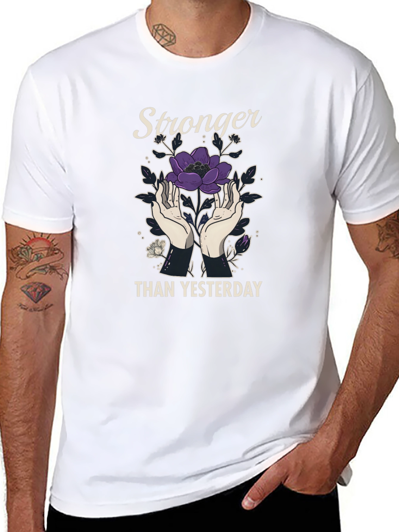 Stronger Than Yesterday Graphic Tee
