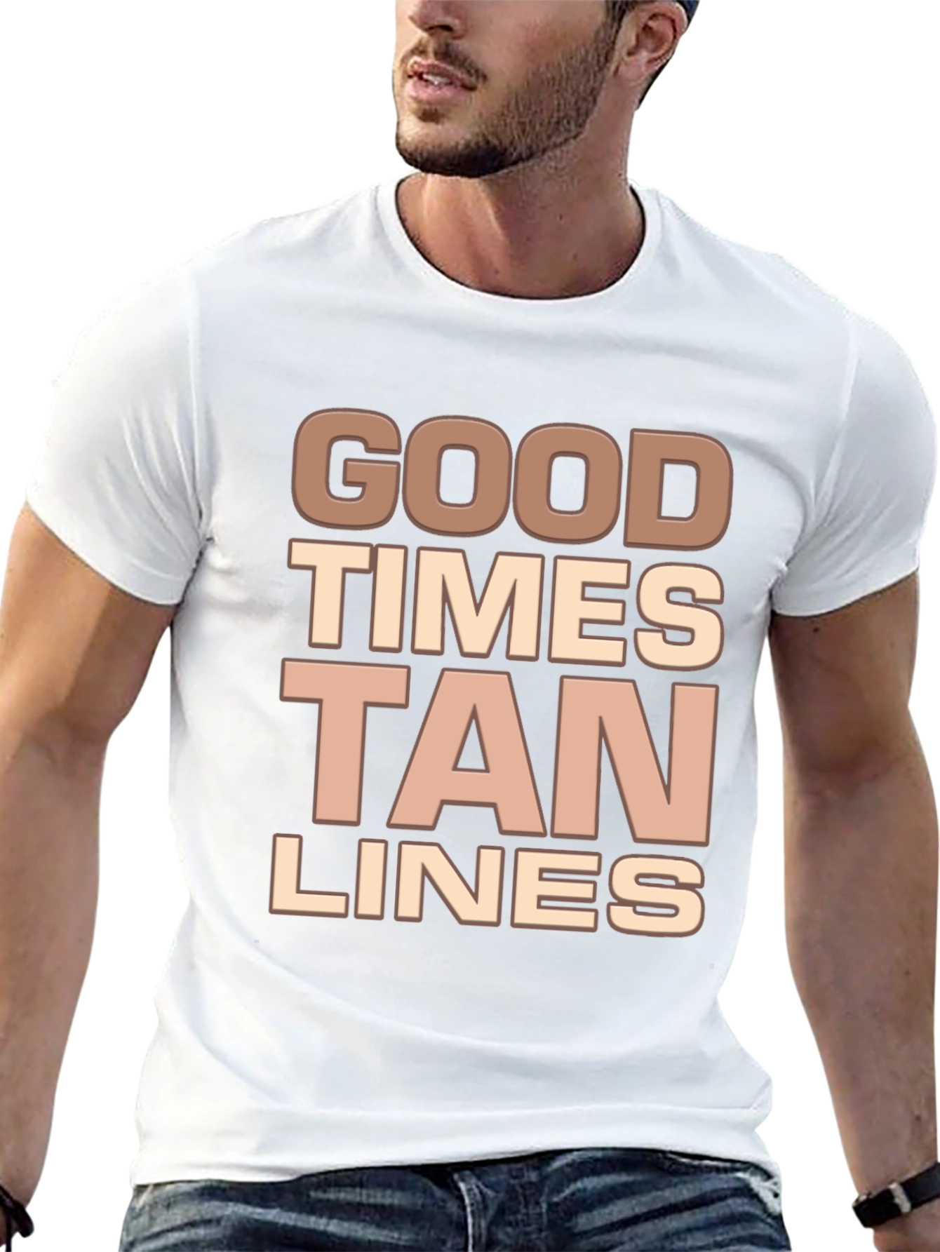 Good Times Tan Lines Graphic Tee - Summer Fun
