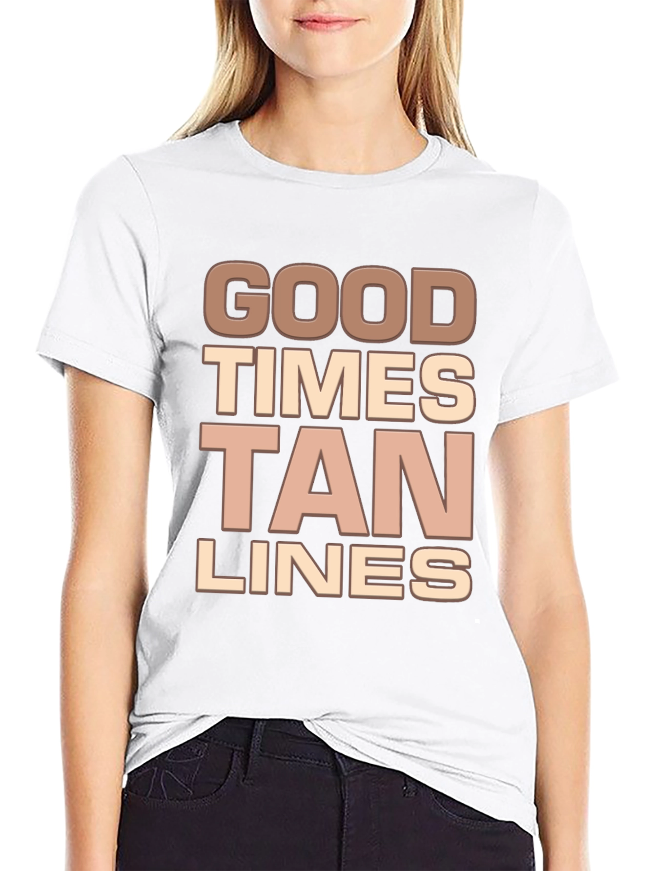 Good Times Tan Lines Graphic Tee - Summer Fun