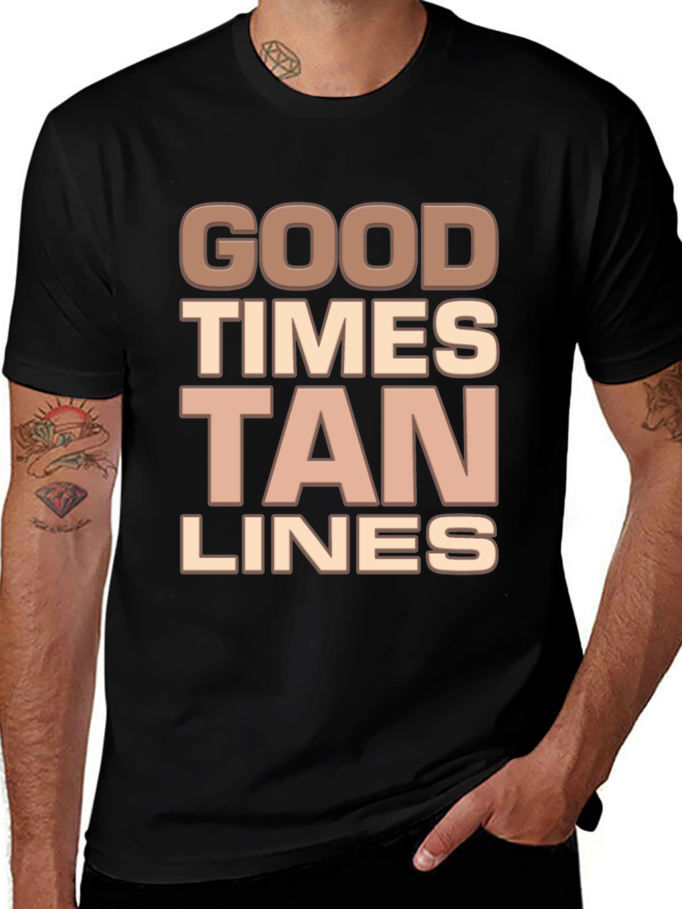Good Times Tan Lines Graphic Tee - Summer Fun