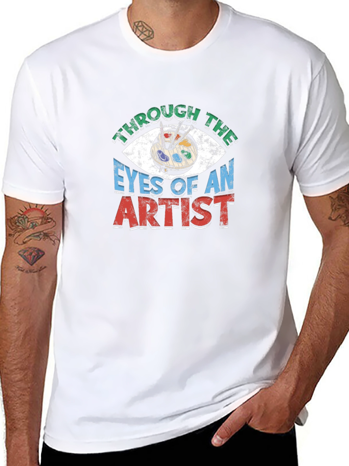 Artists Eye Graphic Tee - Creative Vision T-Shirt