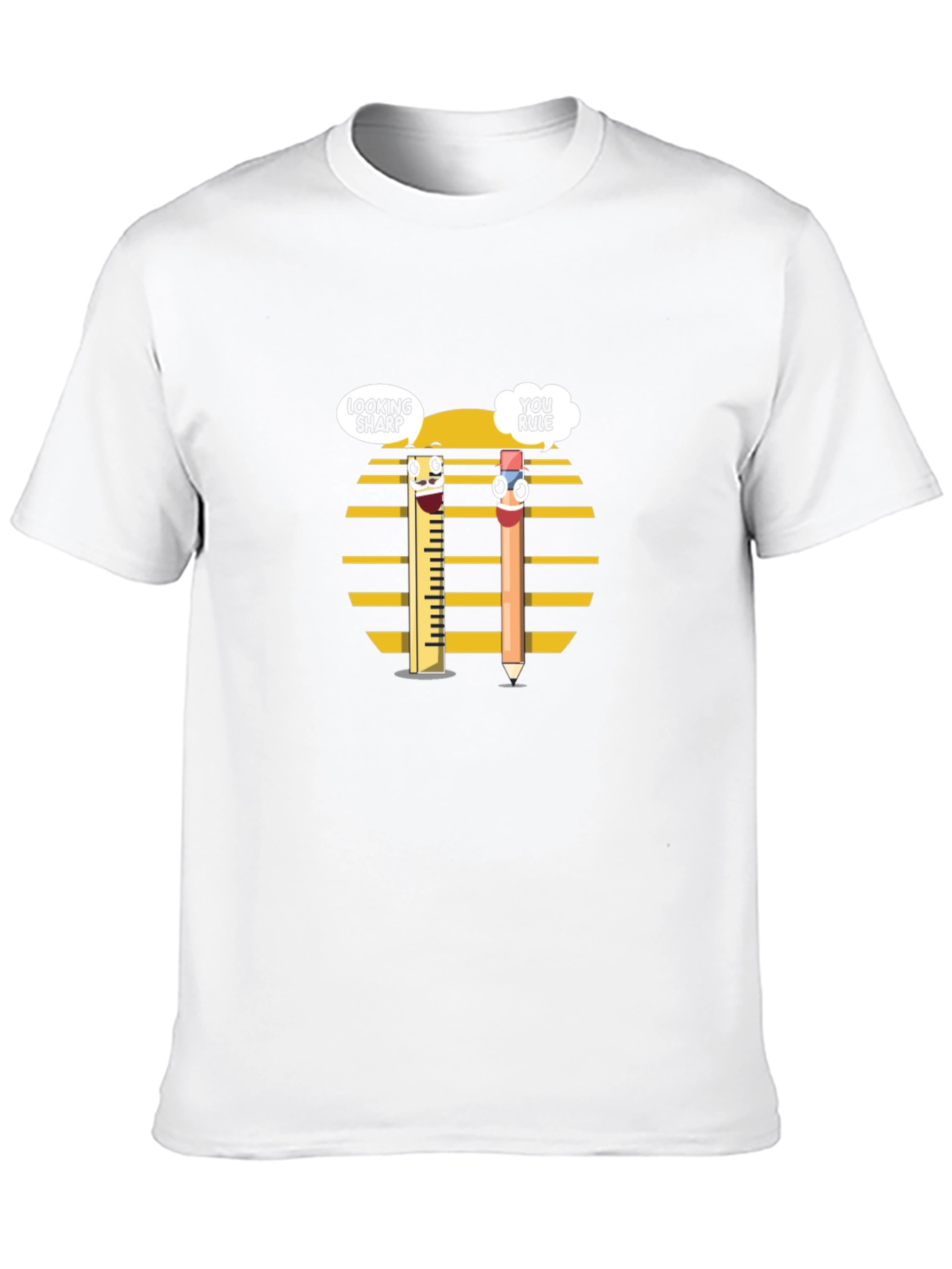 Looking Sharp Mens Black T-Shirt