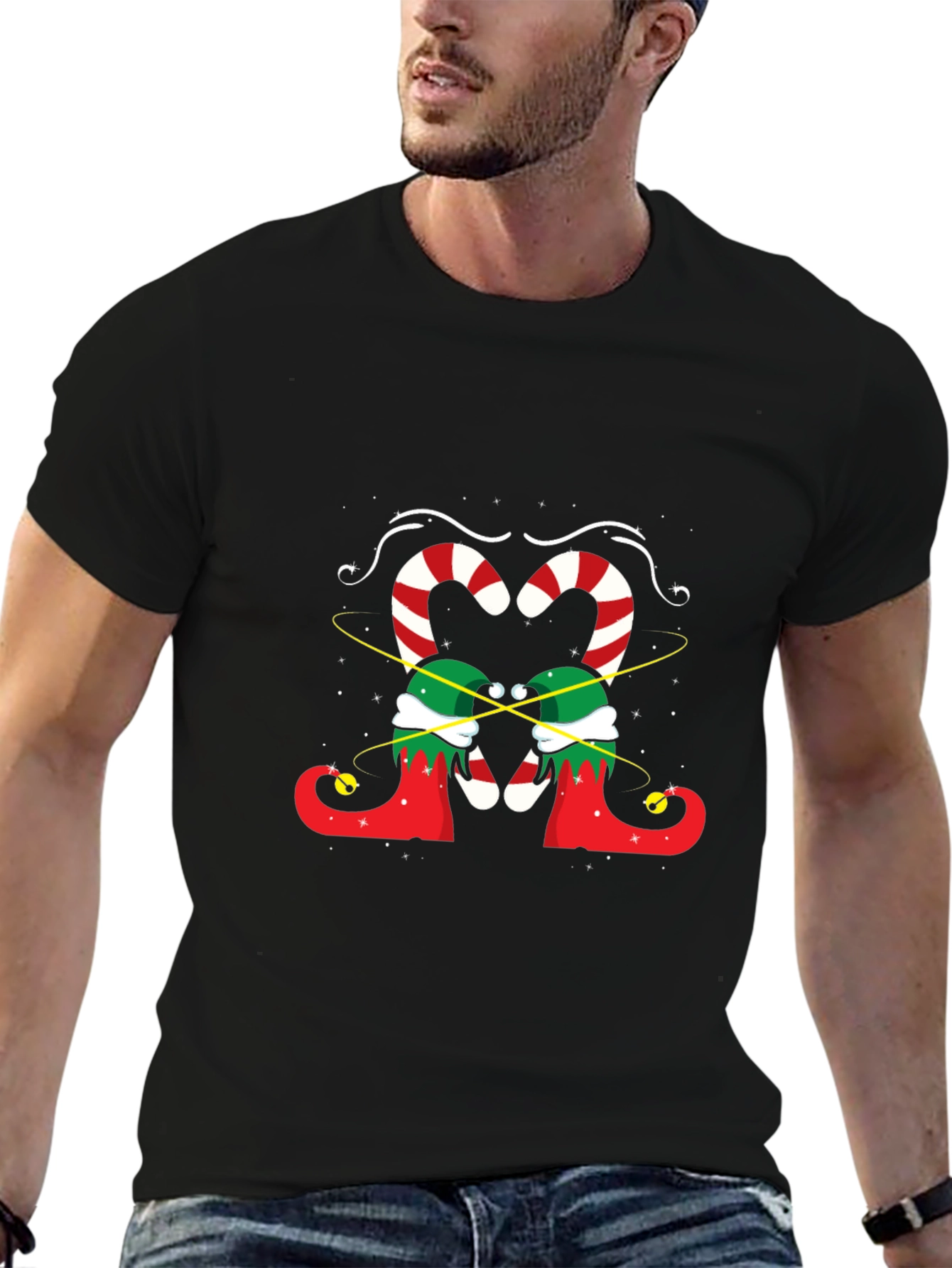 Festive Christmas Elf Love T-Shirt