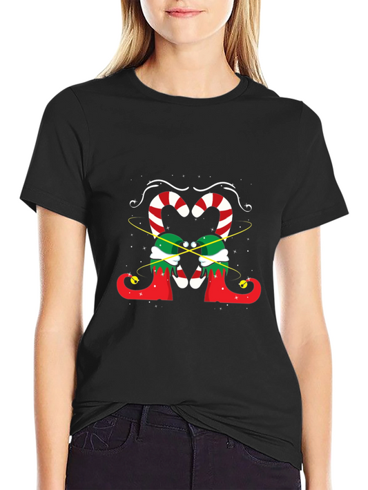 Festive Christmas Elf Love T-Shirt