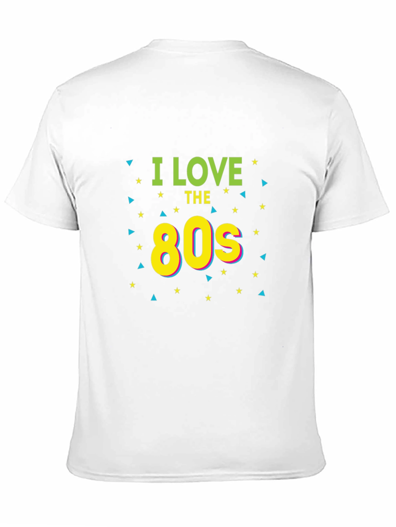 I Love The 80s Retro Black T-Shirt