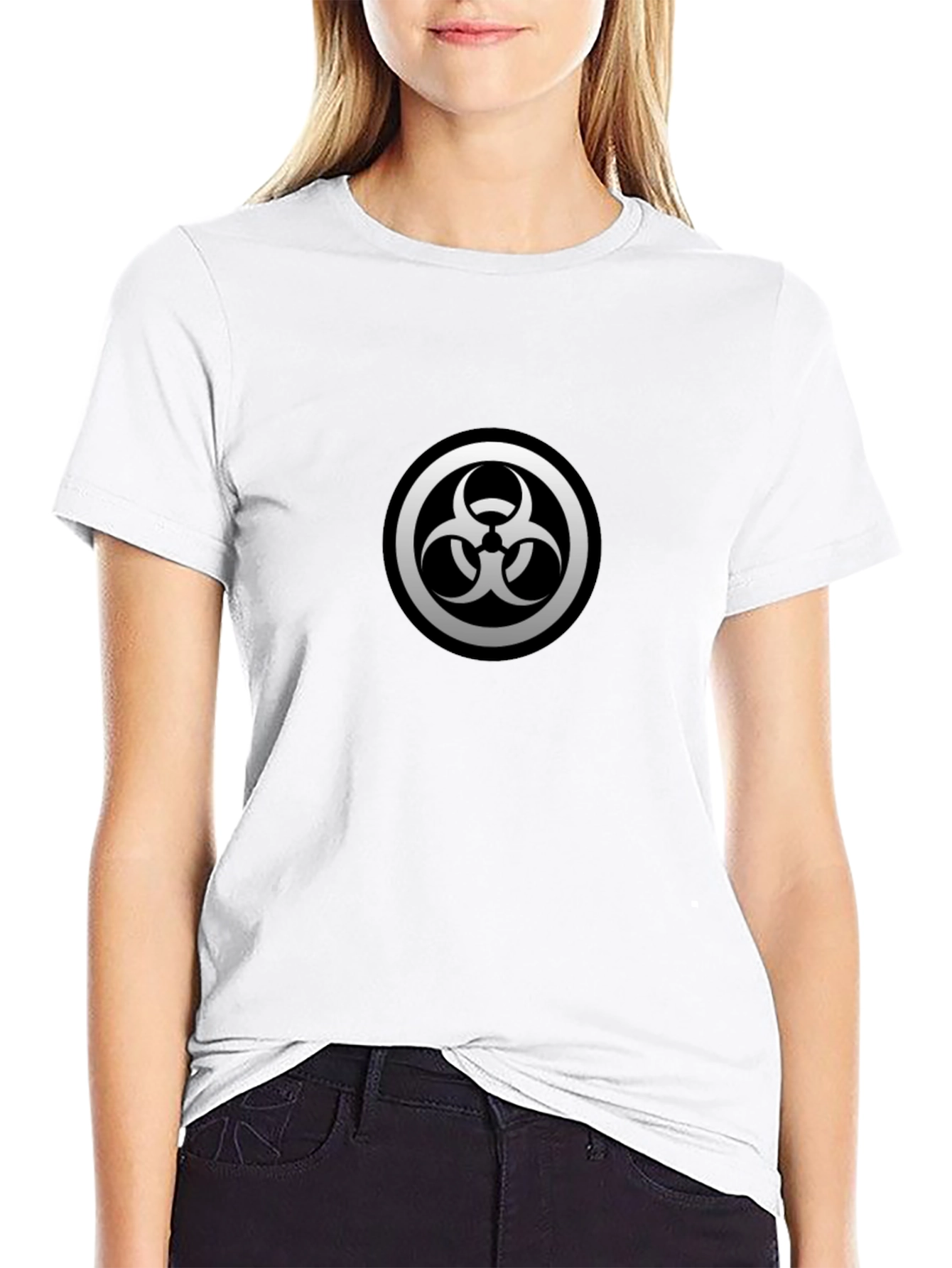 Biohazard Symbol Black T-Shirt