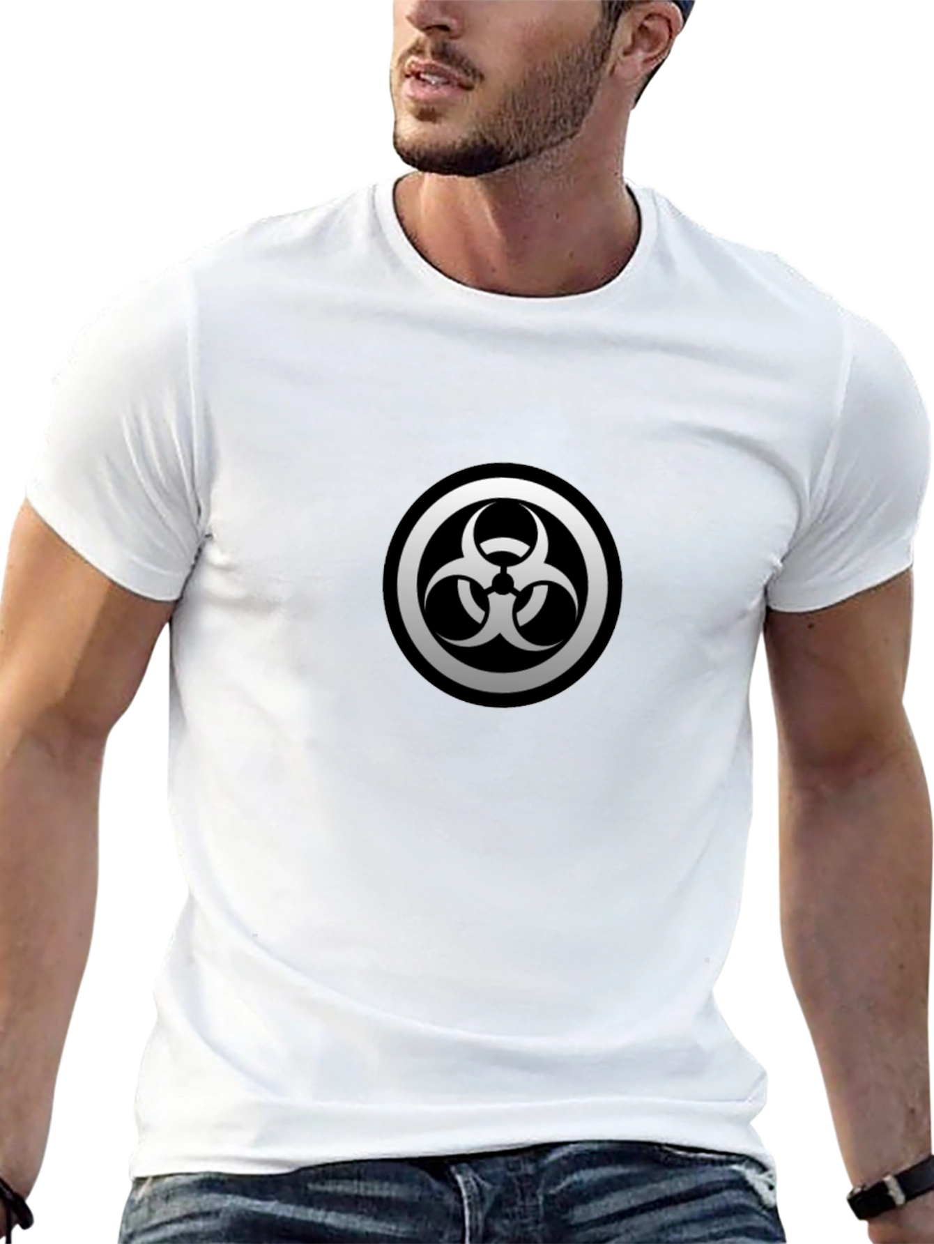 Biohazard Symbol Black T-Shirt