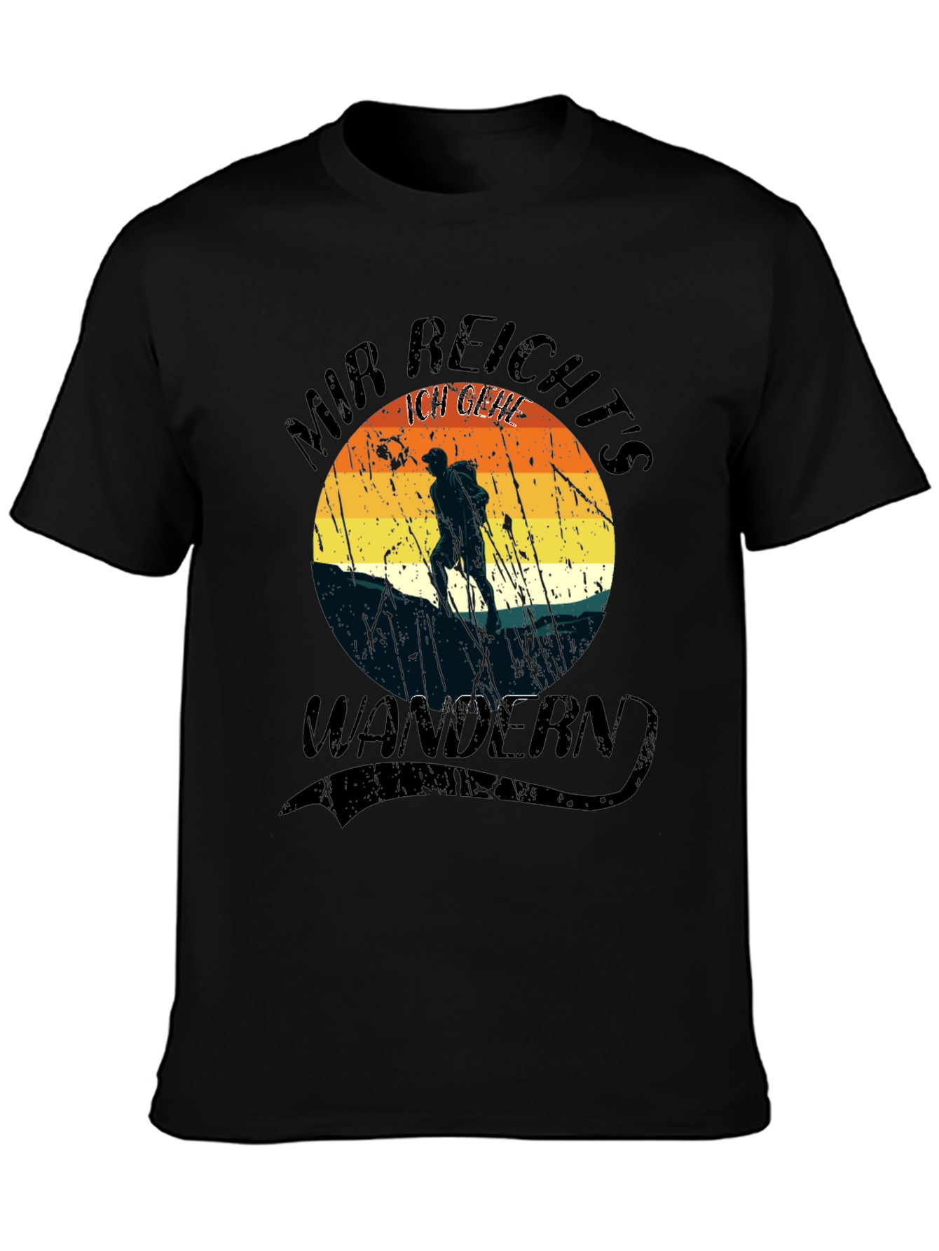 Hiking Graphic Tee - Mir Reichts Wandern T-Shirt