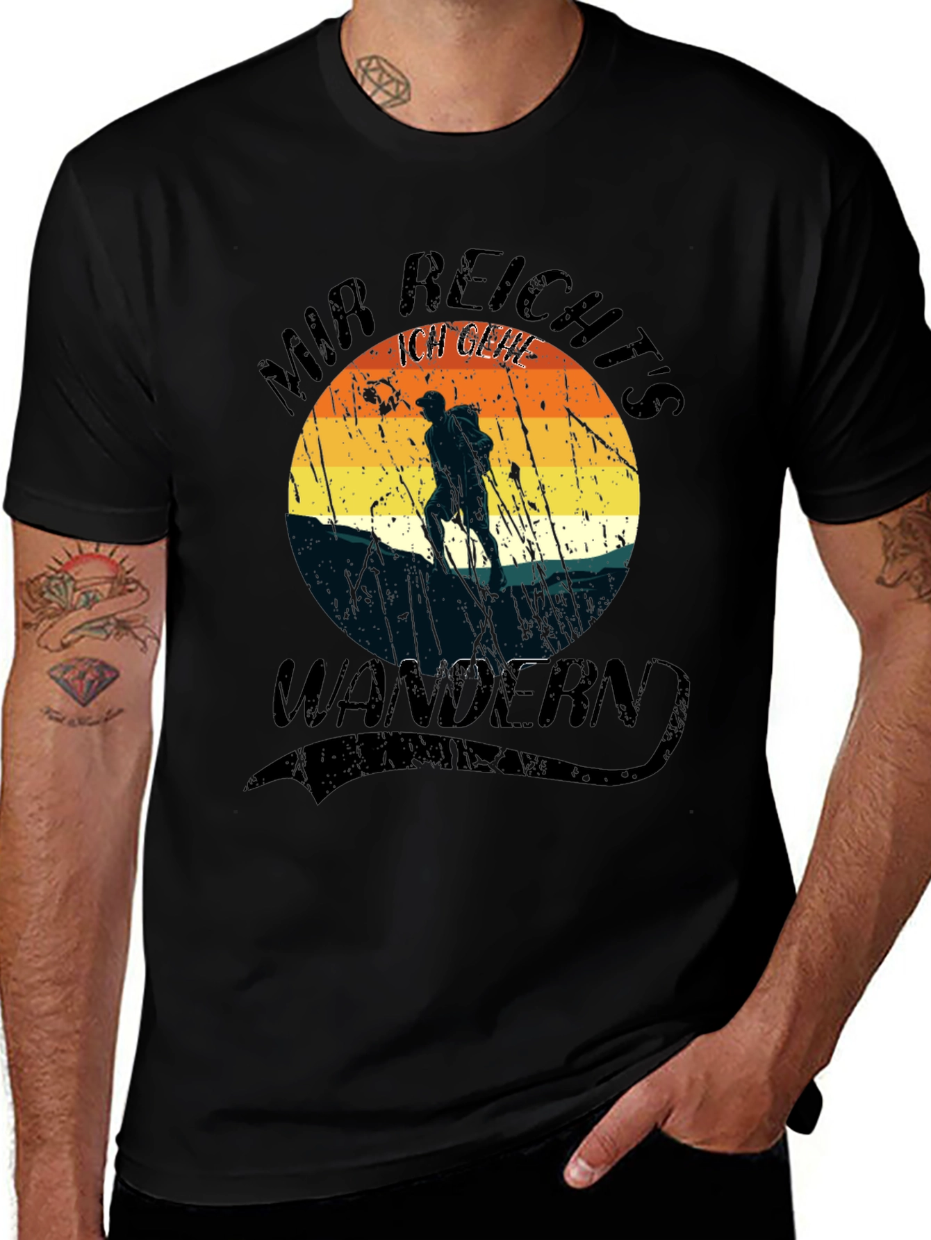 Hiking Graphic Tee - Mir Reichts Wandern T-Shirt