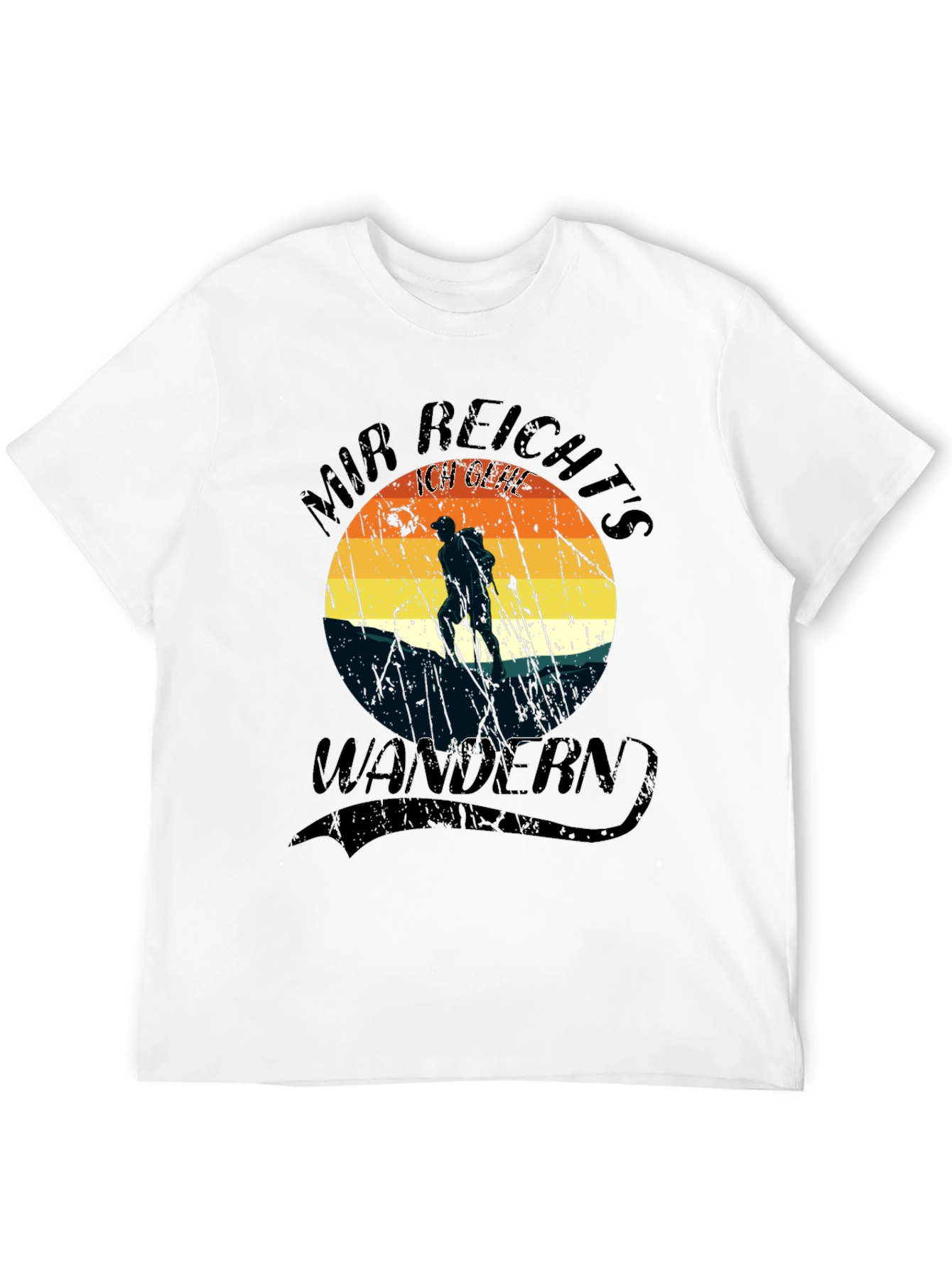 Hiking Graphic Tee - Mir Reichts Wandern T-Shirt