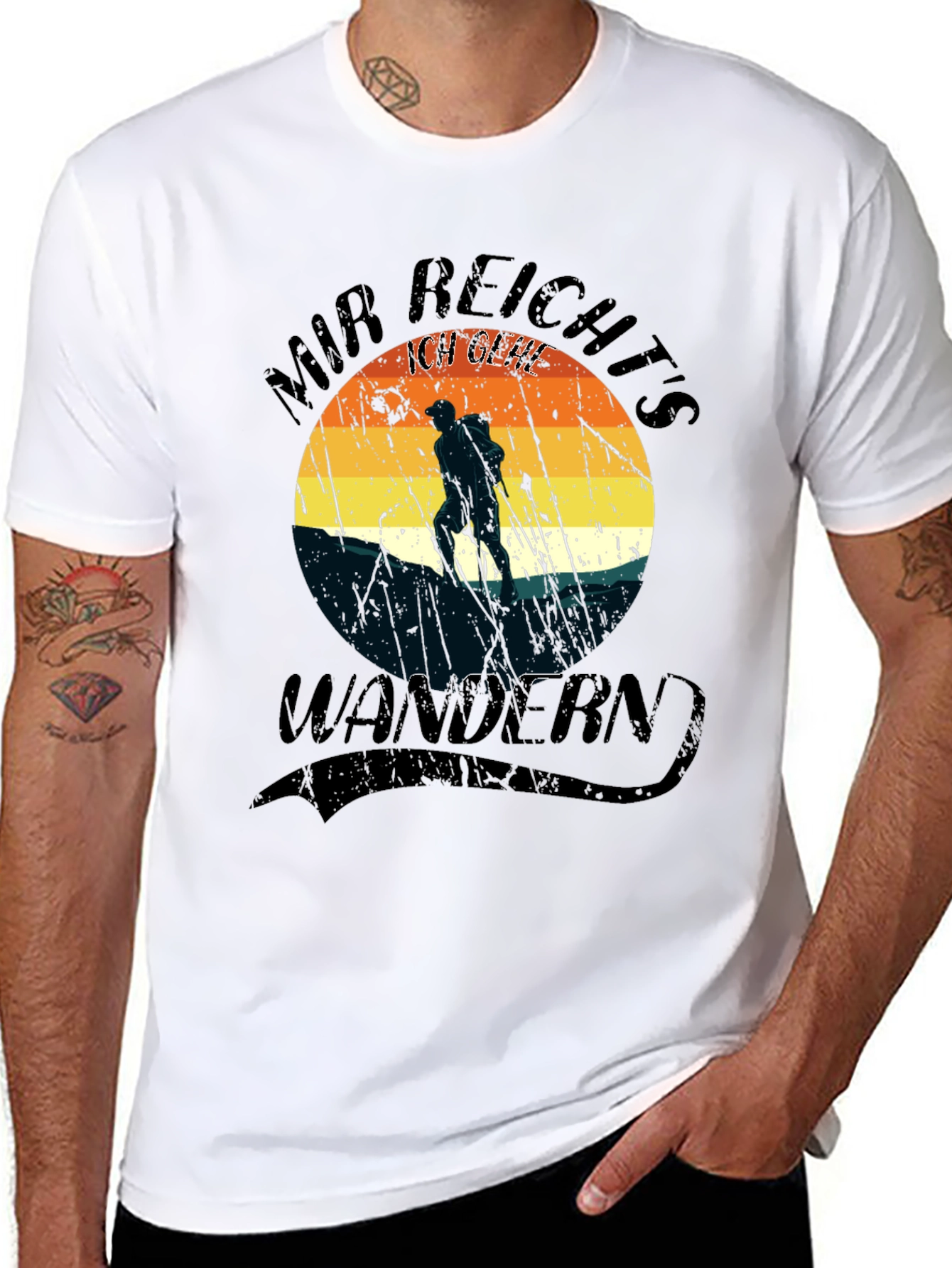 Hiking Graphic Tee - Mir Reichts Wandern T-Shirt