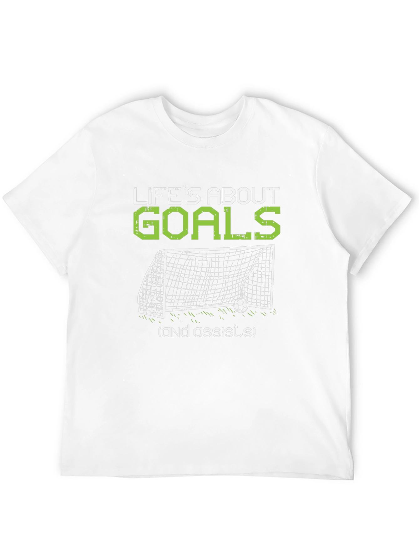 Lifes About Goals Black T-Shirt