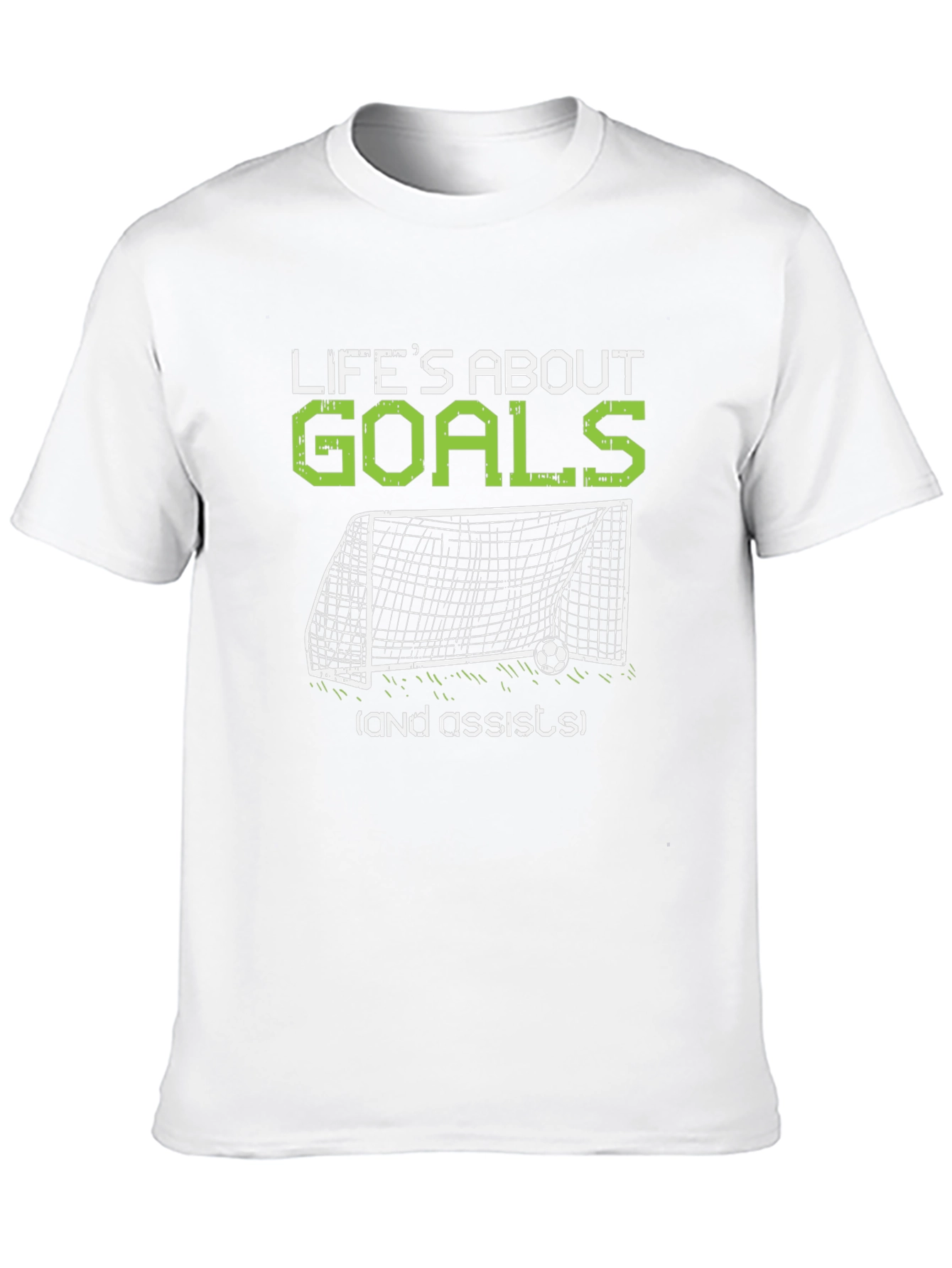 Lifes About Goals Black T-Shirt