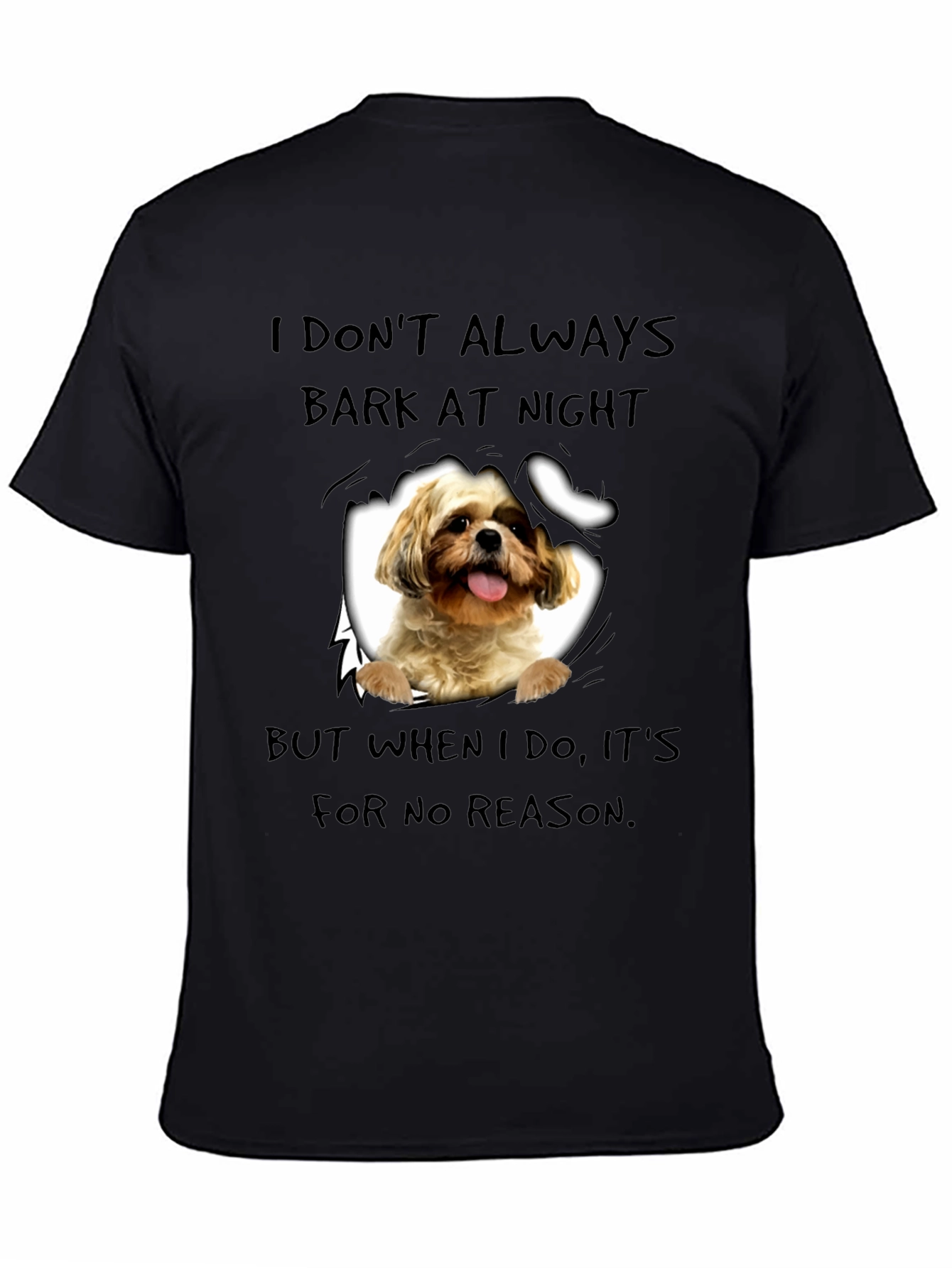 Dog Bark at Night Graphic Tee