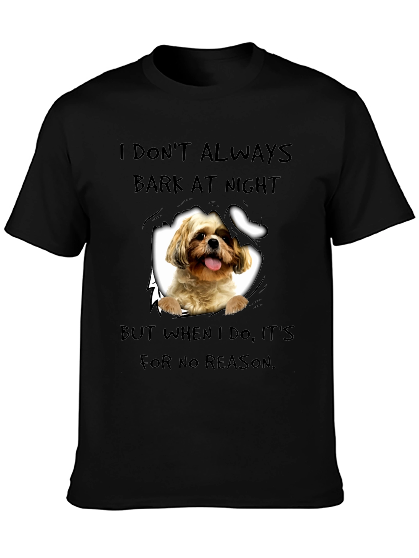 Dog Bark at Night Graphic Tee