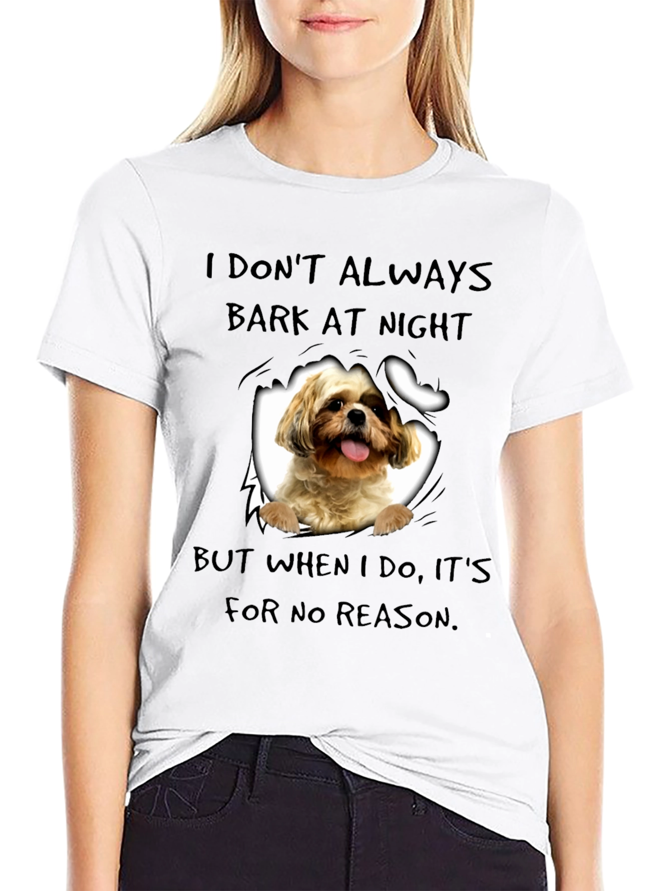 Dog Bark at Night Graphic Tee