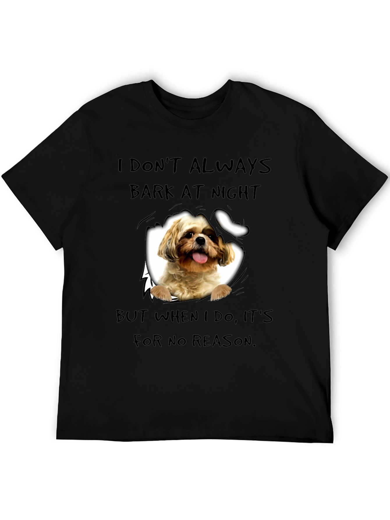 Dog Bark at Night Graphic Tee