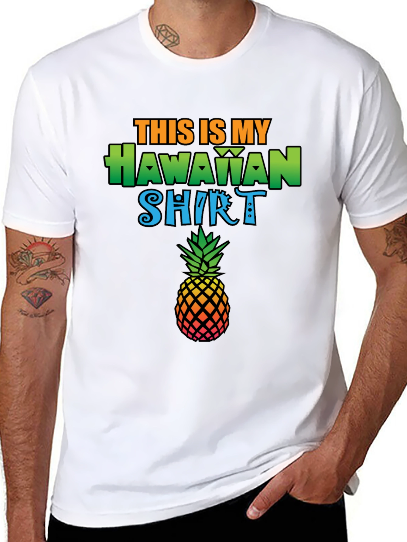 Tropical Pineapple Hawaiian Shirt