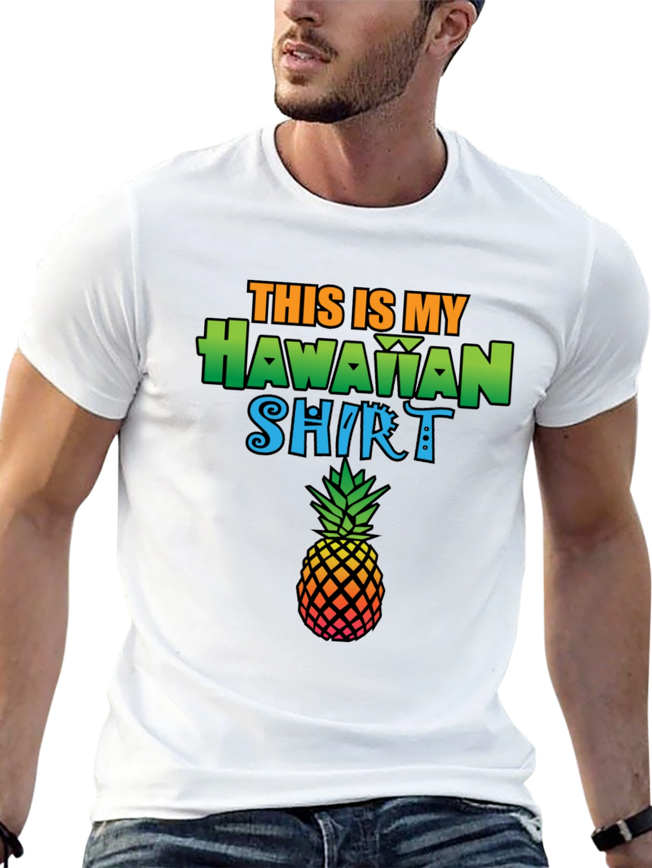 Tropical Pineapple Hawaiian Shirt