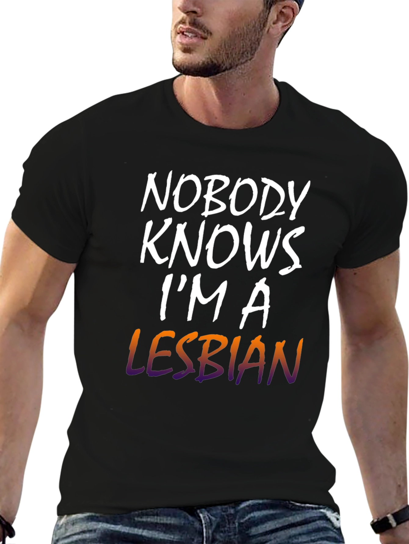 Nobody Knows Im a Lesbian T-Shirt