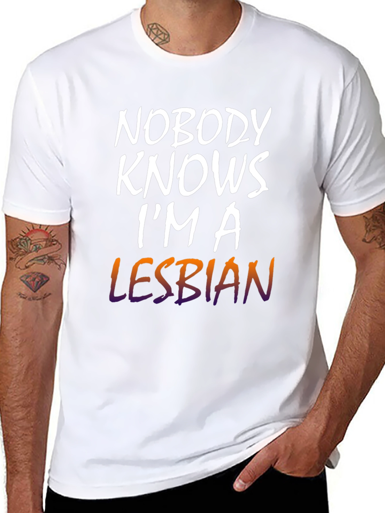 Nobody Knows Im a Lesbian T-Shirt