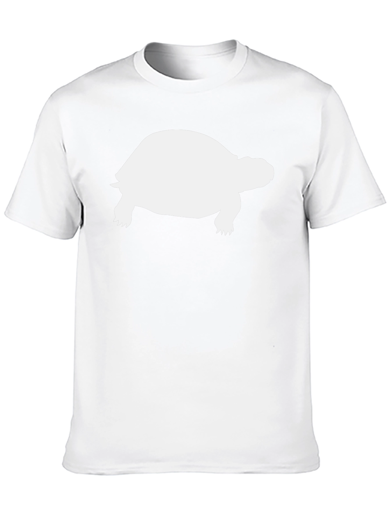 Turtle Graphic Tee - Black Cotton Blend Shirt