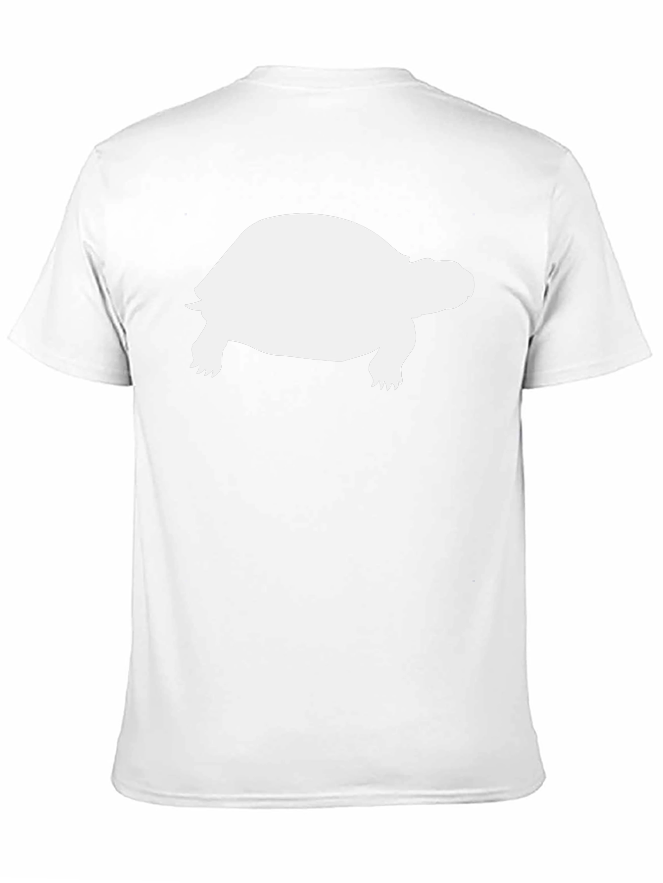 Turtle Graphic Tee - Black Cotton Blend Shirt
