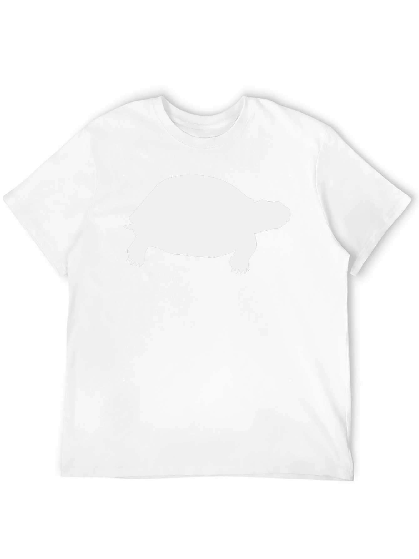 Turtle Graphic Tee - Black Cotton Blend Shirt