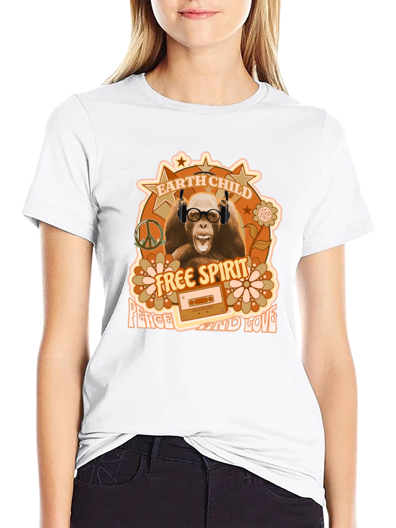 Earth Child Free Spirit Graphic Tee