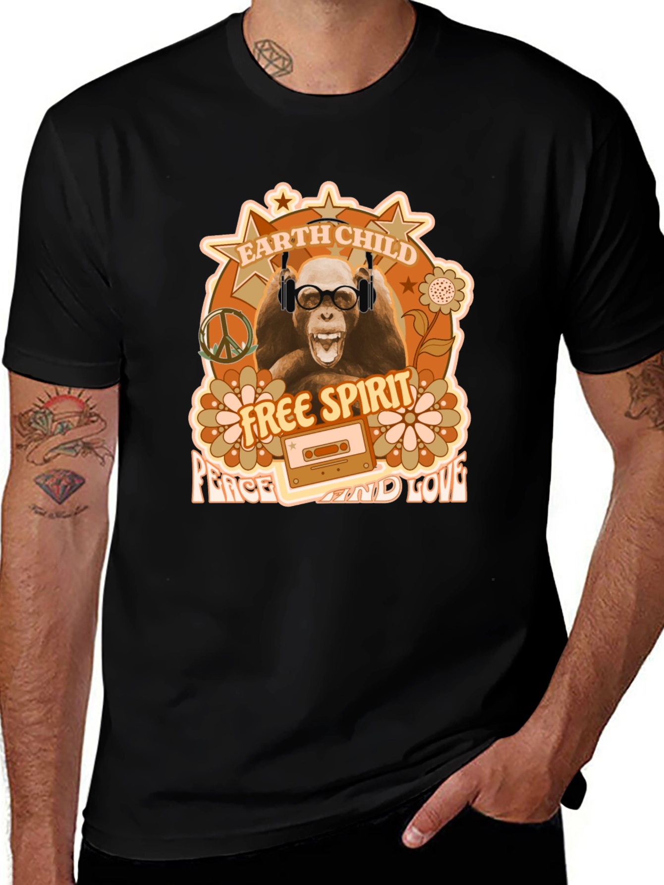 Earth Child Free Spirit Graphic Tee