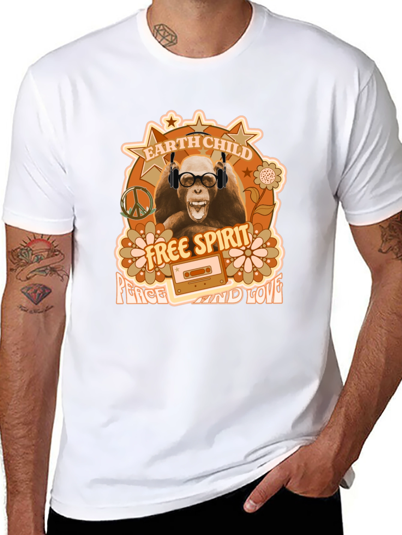 Earth Child Free Spirit Graphic Tee