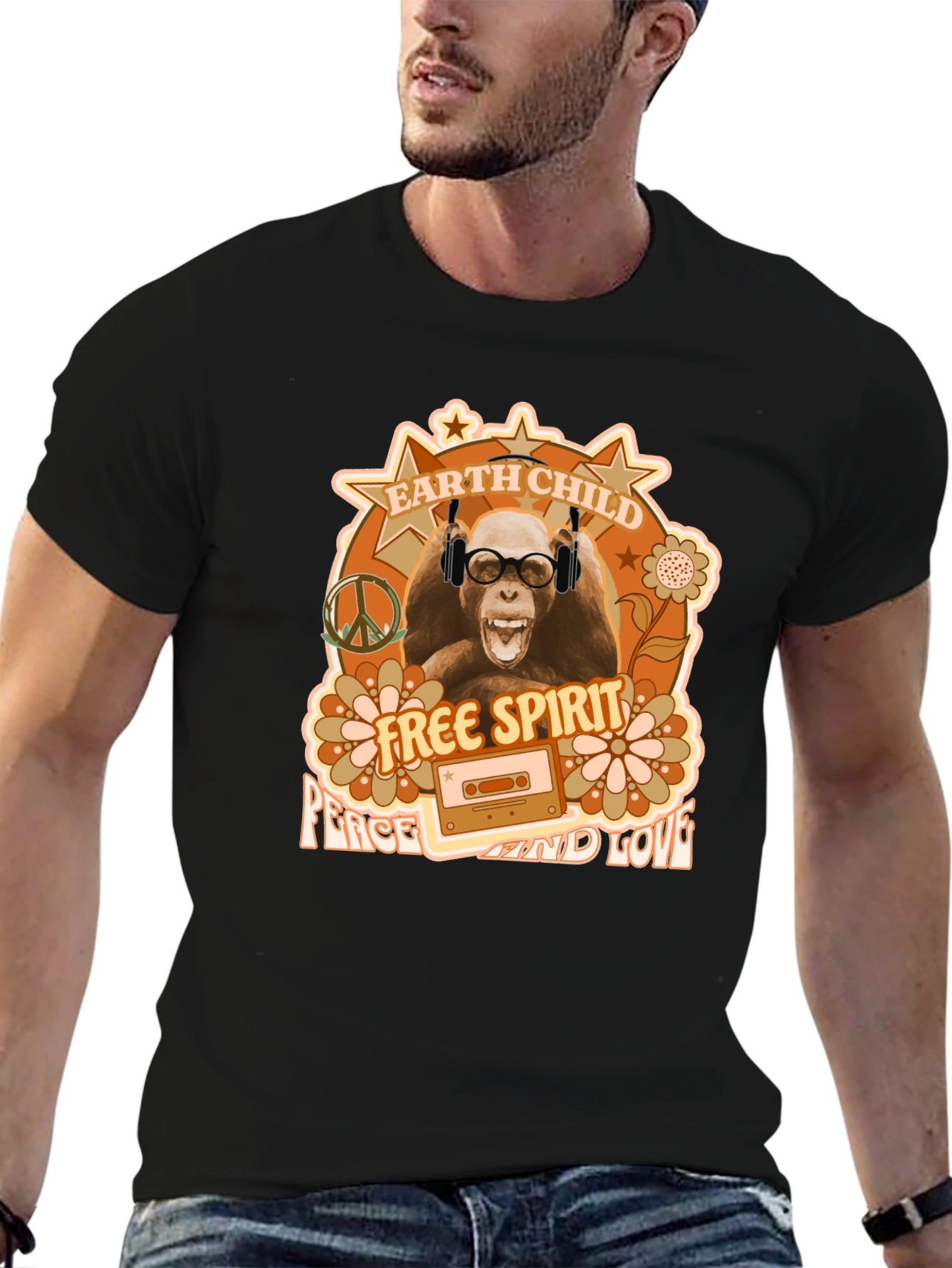 Earth Child Free Spirit Graphic Tee
