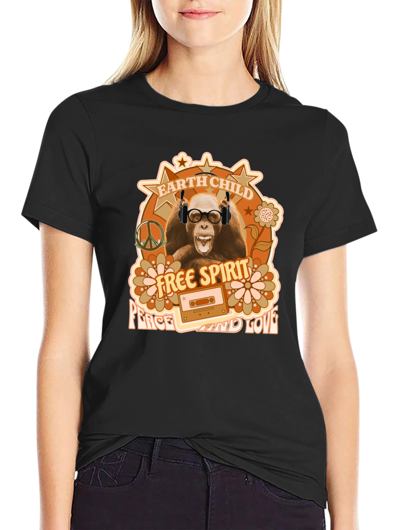 Earth Child Free Spirit Graphic Tee