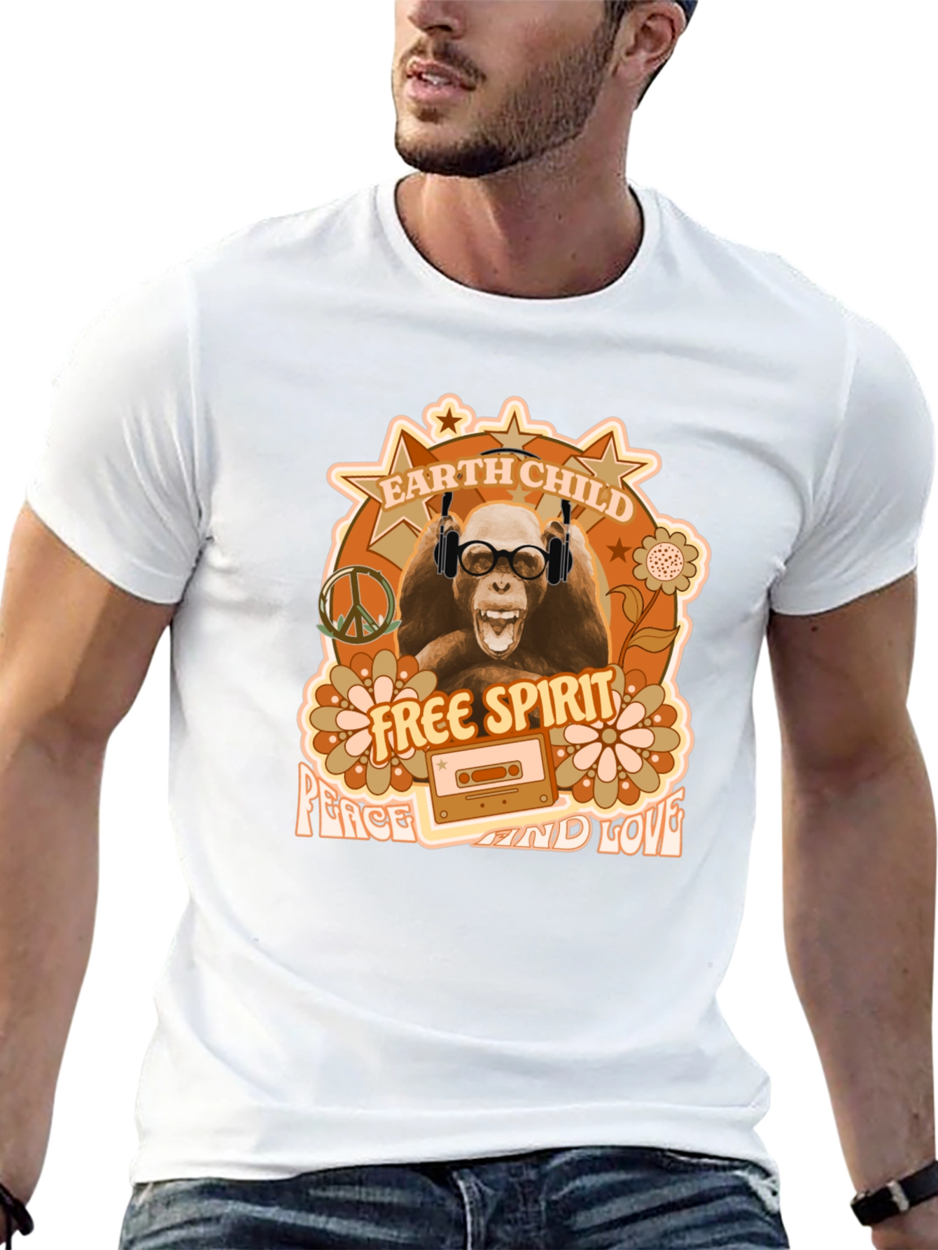 Earth Child Free Spirit Graphic Tee