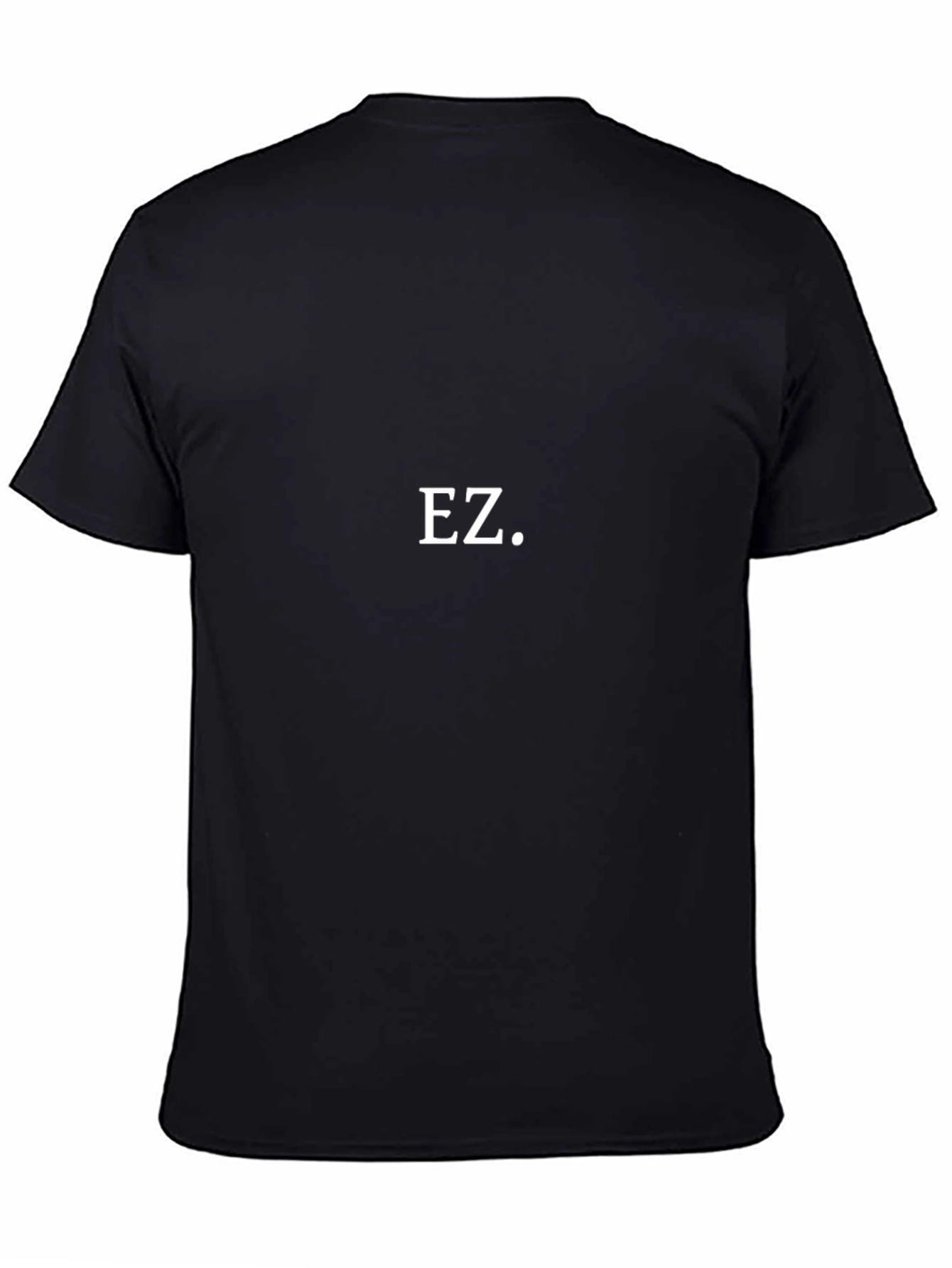 Mens Black EZ Graphic T-Shirt