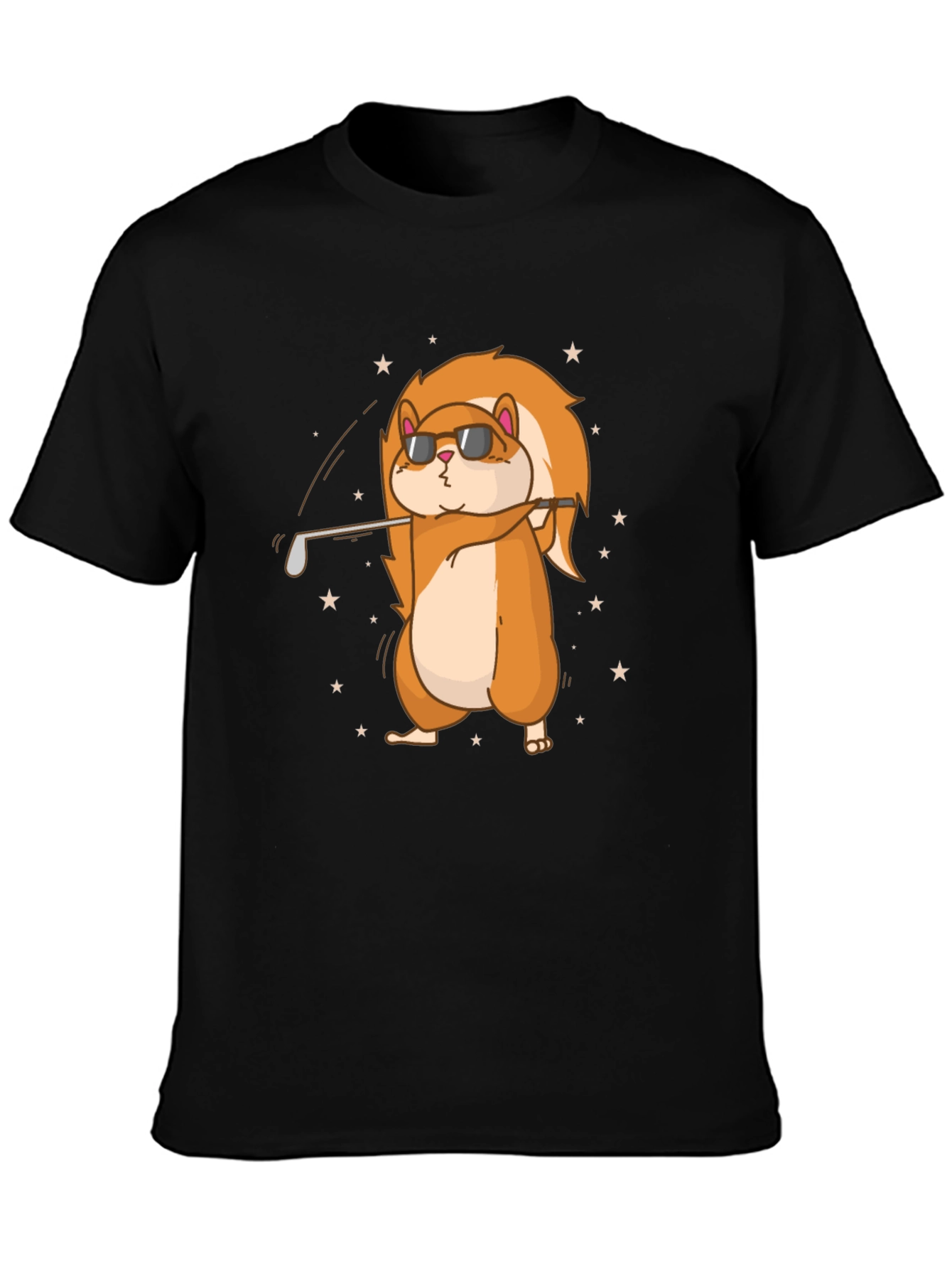 Funny Hamster Golf T-Shirt