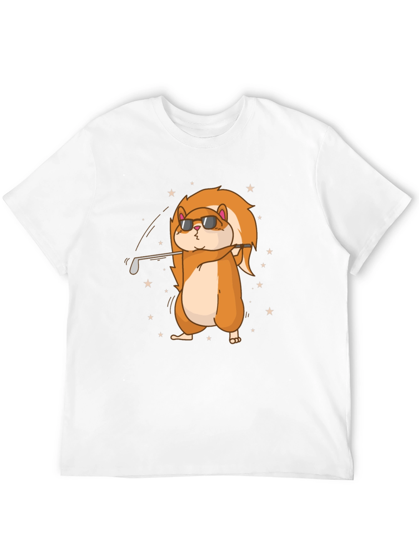Funny Hamster Golf T-Shirt