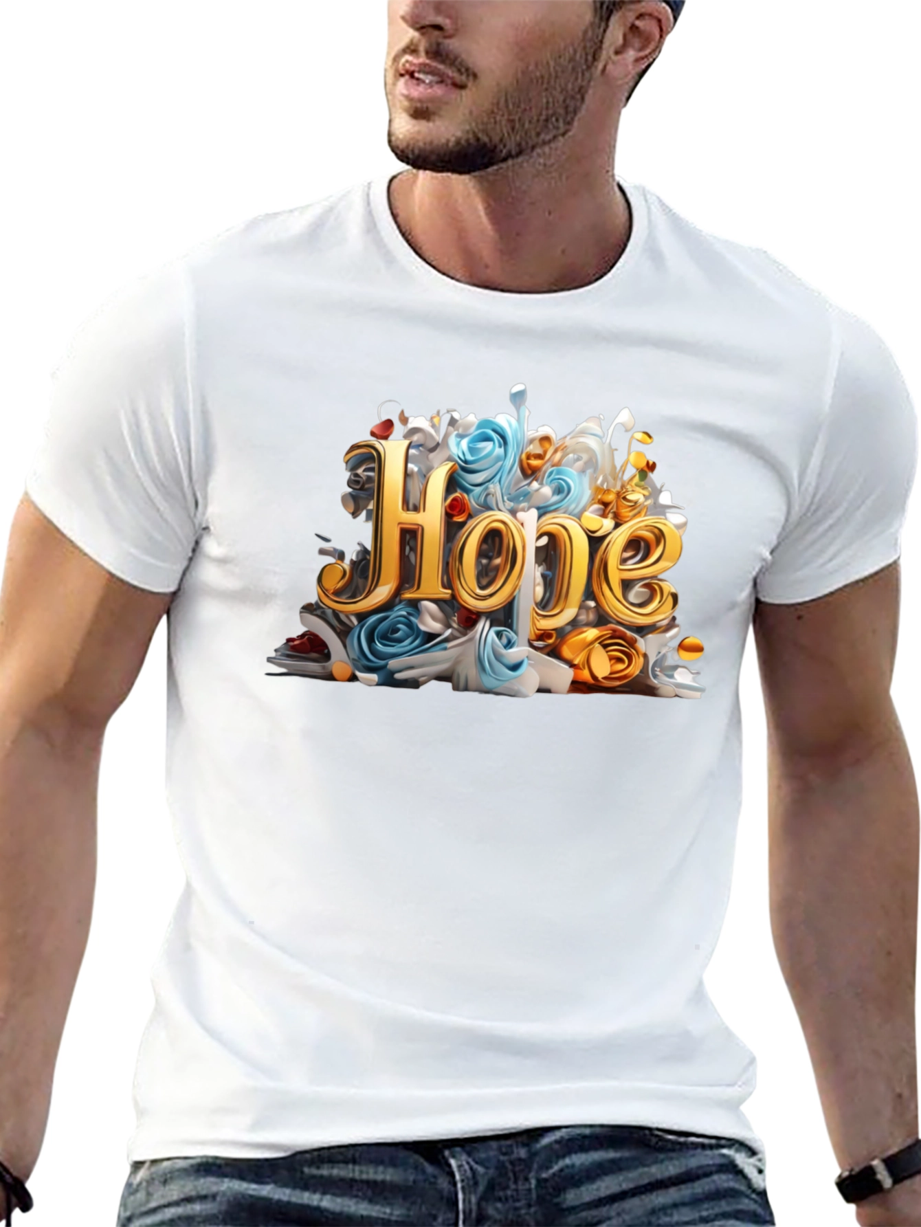 Hope Graphic Black Tee