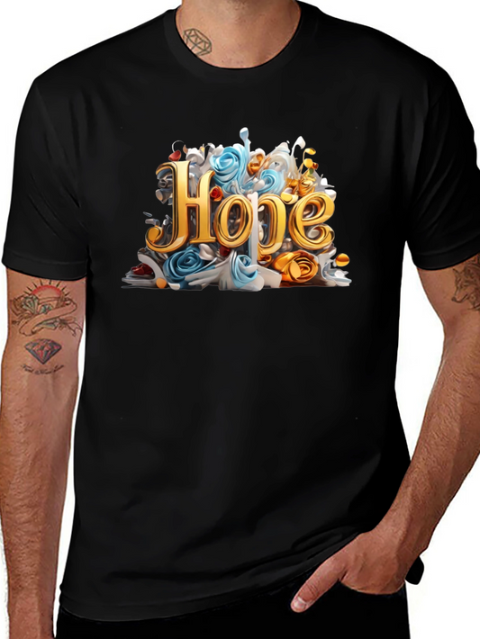 Hope Graphic Black Tee